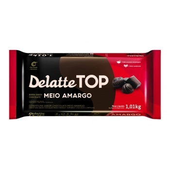 CIA CACAU COBERTURA DELATTE CHOCOLATE MEIO AMARGO 10X1,010KG