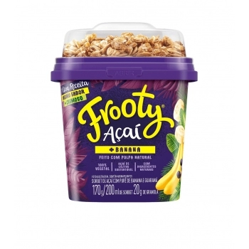ACAI BANANA C/ GRANOLA FROOTY 200ML CX12