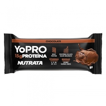 BARRA YOPRO CHOCOLATE NUTRATA 6X12X55G