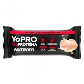 BARRA YOPRO MORANGO NUTRATA 6X12X55G