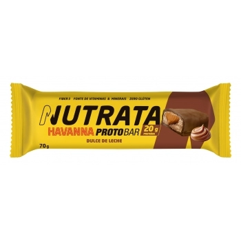 BARRA PROTOBAR DULCE DE LECHE HAVANNA NUTRATA 70G CX/6