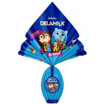 OVO DELAMILK SURPRISE ANIMAL 15X80G CIA DO CACAU