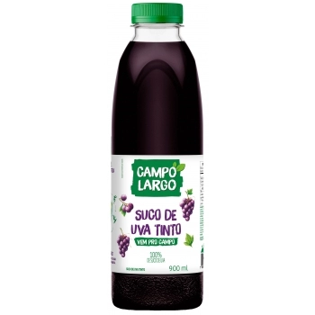SUCO DE UVA TINTO CAMPO LARGO 6X900ML