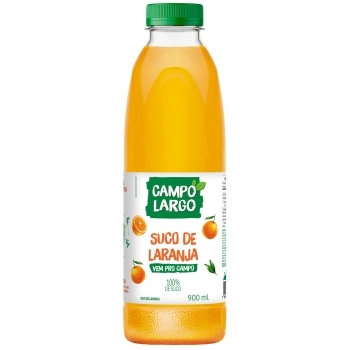 SUCO DE LARANJA CAMPO LARGO 6X900ML