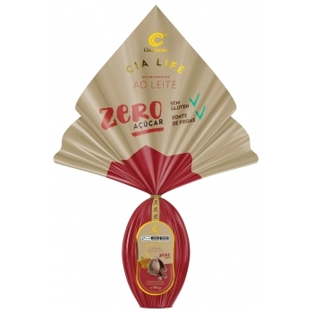OVO CIA LIFE AO LEITE ZERO AÇÚCAR 8X200G CIA DO CACAU