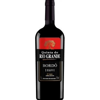 VINHO QUINTA DO RIO GRANDE BORDÔ SUAVE CAMPO LARGO 12X1L