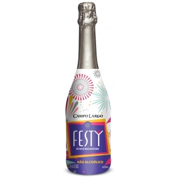 ESPUMANTE CAMPO LARGO FESTY NÃO ALCOOLICO 12X660ML