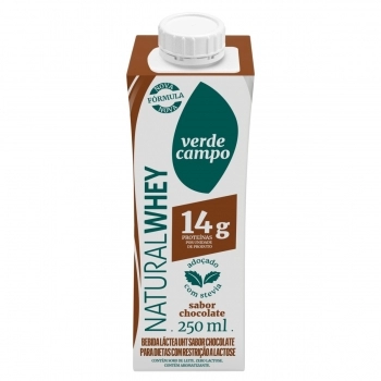 SHAKE 14 NATURAL WHEY CHOCOLATE 250ML CX12