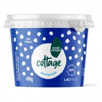 QUEIJO COTTAGE LACFREE VC 400G CX 12