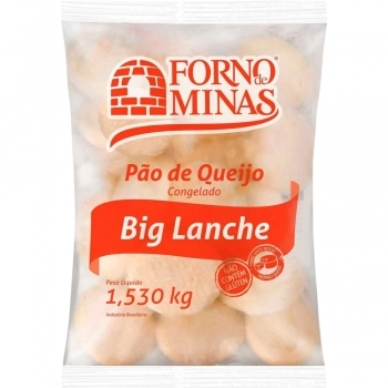 PAO DE QUEIJO BIG LANCHE CONG. FM 1,530KG CX6 F&S