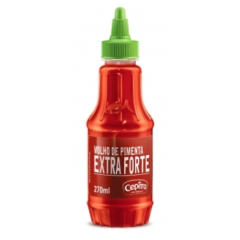MOLHO PIMENTA VERMELHA EXTRAFORTE CEPERA SQ 270ML CX12