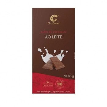 BARRA CIA CHOC AO LEITE 4X10X85G