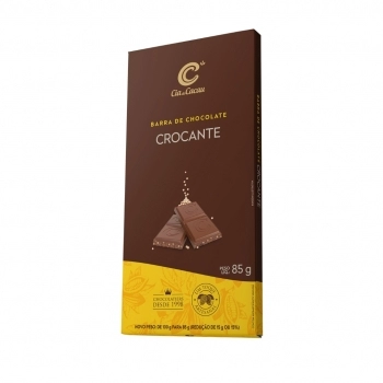 BARRA CIA CHOC AO LEITE CROCANTE 4X10X85G