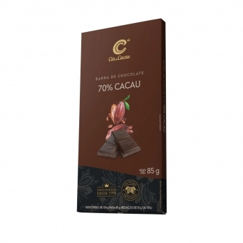 BARRA CIA 70% CACAU 4X10X85G