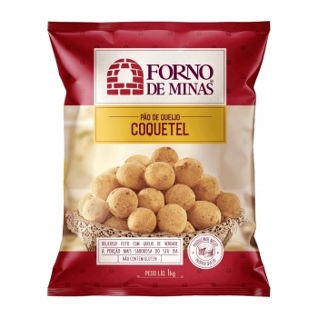 PAO DE QUEIJO COQUETEL FORNO DE MINAS 1KG CX 10
