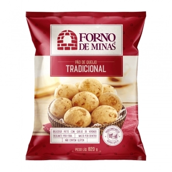 PAO DE QUEIJO CRU CONG TRADICIONAL FM 820G CX12