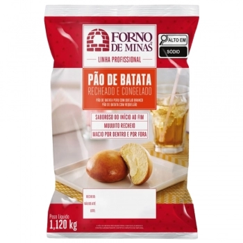 PAO DE BATATA CRU CONG PERU C/ QJO BRANCO FM 8X140G CX3 F&S