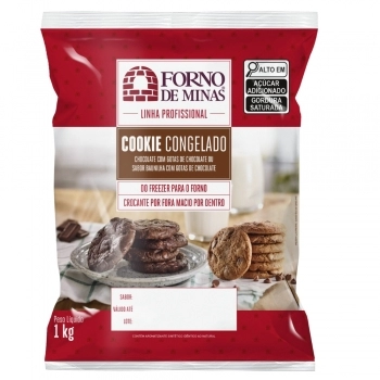 COOKIE CHOC C/ GOTAS DE CHOC CRU CONGELADO FM 20X50G CX3 F&S