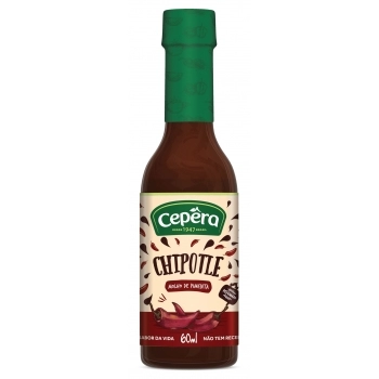 MOLHO PIMENTA CHIPOTLE DEFUMADA CEPERA VD 60ML CX12