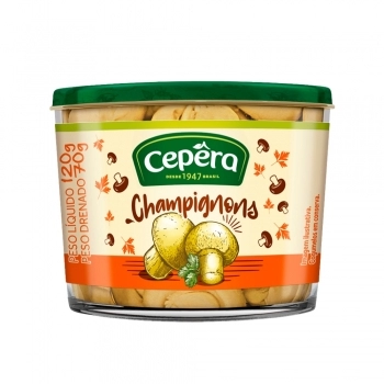 COGUMELO CHAMPIGNON CEPERA 120G CX24