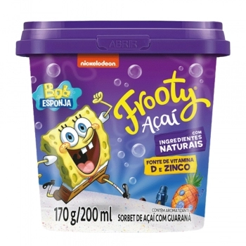 FROOTY FRUTAS ACAI 12 X 200 ML BOB ESPONJA