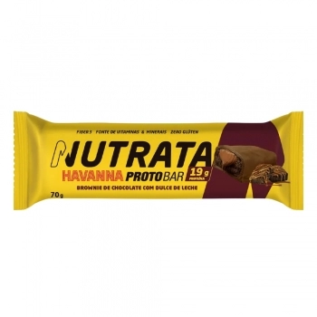 BARRA PROTOBAR BROWNIE DE CHOC C/ DULCE DE LECHE HAVANNA NUTRATA 6X9X70G