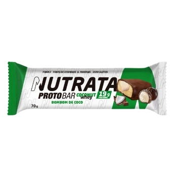 BARRA PROTOBAR COCONUT WHEY BOMBOM DE COCO 6X9X70G