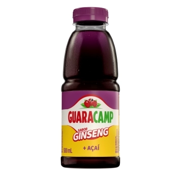 REFRESCO PACOTE 12 X 500 ML GINSENG ACAI GUARACAMP