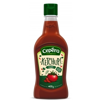 KETCHUP PICANTE CEPERA TRADICIONAL SQ 400G CX24