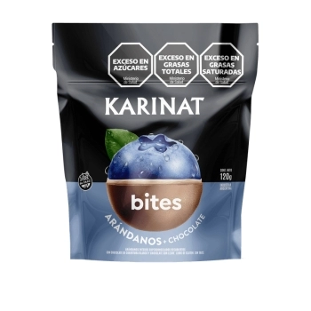 KARINAT BITES MIRTILOS CHOCOLATE AO LEITE 120G FROOTY