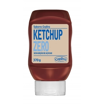 KETCHUP ORIGINAL ZERO ACUCAR CEPERA SQ 370G CX12