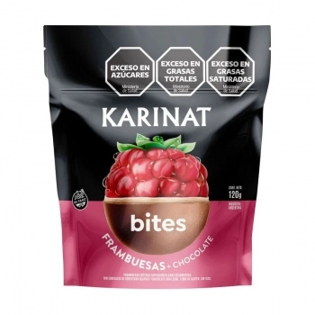 KARINAT BITES FRAMBOESAS CHOCOLATE AO LEITE 120 G FROOTY