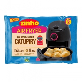 PAO RECHEADO CATUPIRY AIR FRYER ZINHO 150G CX24