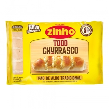 PAO DE ALHO TRADICIONAL TODO CHURRASCO ZINHO 300G CX12