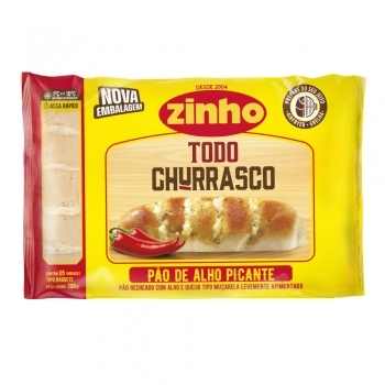 PAO DE ALHO PICANTE TODO CHURRASCO ZINHO 300G CX12