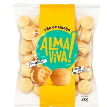 PÃO DE QUEIJO ALMAVIVA LANCHE 2KG CX/6