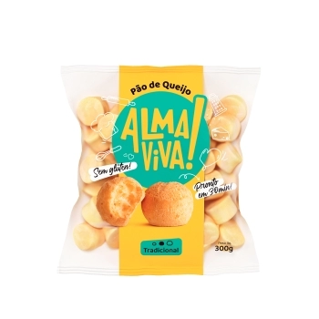 PÃO DE QUEIJO ALMAVIVA TRADICIONAL PCT 300G