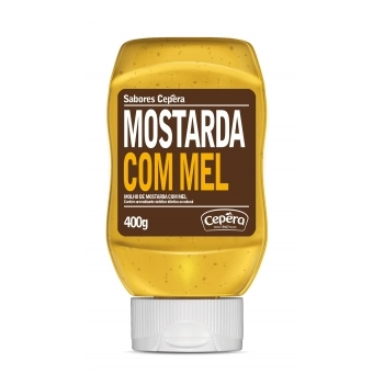 MOSTARDA COM MEL CEPERA SQ 400G CX12