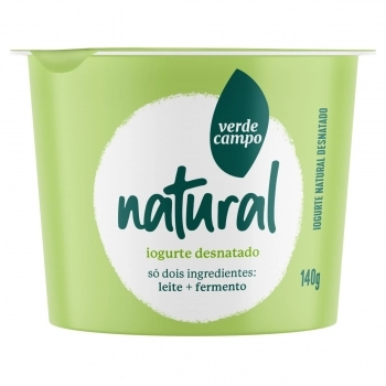IOGURTE DESNATADO NATURAL VC 140G CX12