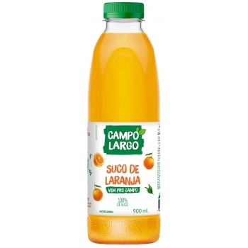 SUCO DE LARANJA CAMPO LARGO 6X900ML