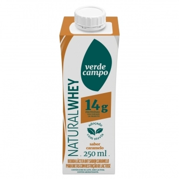 SHAKE 14 NATURAL WHEY CARAMELO 250ML CX12