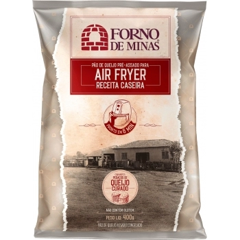 PAO DE QUEIJO ASSADO CONG REC CASEIRA AIRFRYER FM 15X400G VJ