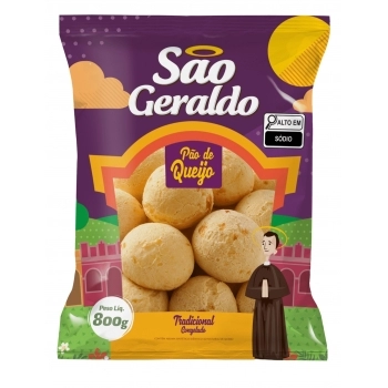 PAO DE QUEIJO TRADICIONAL SAO GERALDO 12X800G