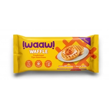 WAFFLE WAAW TRADICIONAL VAREJO (15X6X35G)