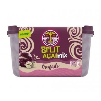 ACAI SPLIT MIX TRUFADO 1,5L X 9UN – SABOR TRUFADO