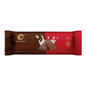 BARRA CIA CHOC AO LEITE CLASSIC 12X20X20G