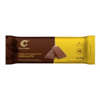 BARRA CIA CHOC AO LEITE CROCANTE CLASSIC 12X20X20G